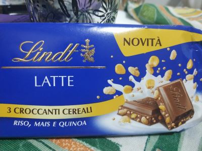 lindt latte e cereali