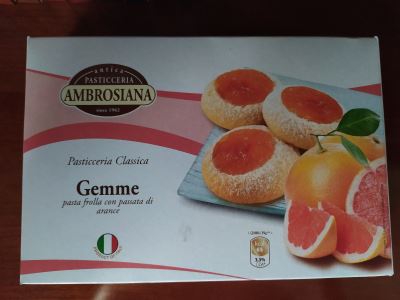 Gemme con passata di arance