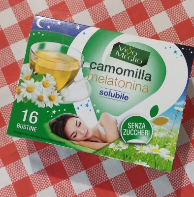 Ohi Vita Sonno & Relax Camomilla con Melatonina Solubile Senza Zuccheri 16  x 4,0 g