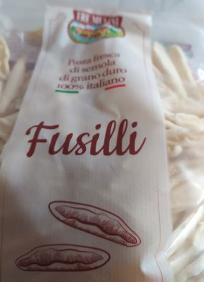 Fusilli pasta fresca di grano duro