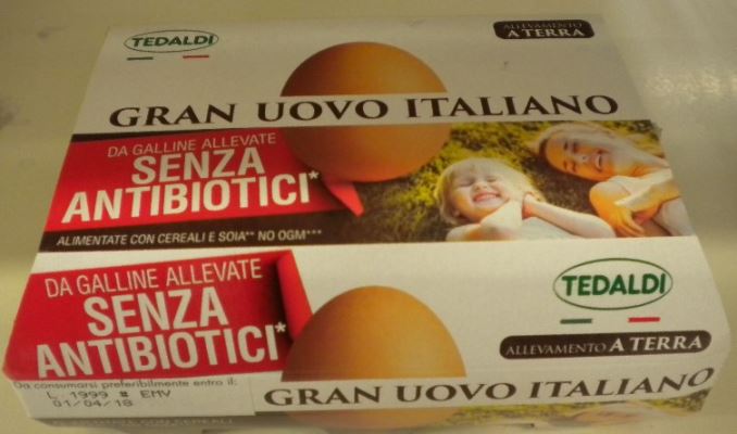 Gran uovo italiano Tedaldi