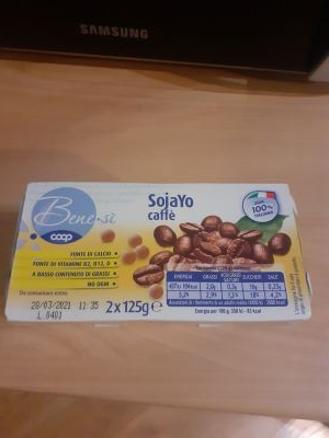 SOJA YO CAFFE' (yogurt di soia gusto caffé)