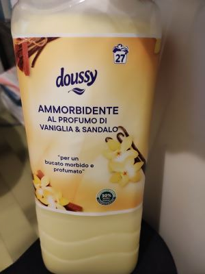 doussy ammorbidente vaniglia e sandalo