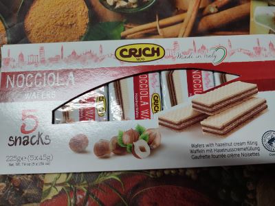 Wafer nocciola