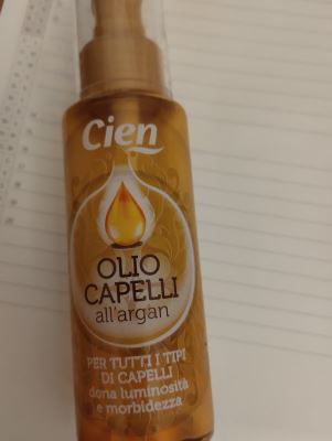 Olio per capelli all' argan