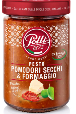 Pesto pomodori secchi e formaggio