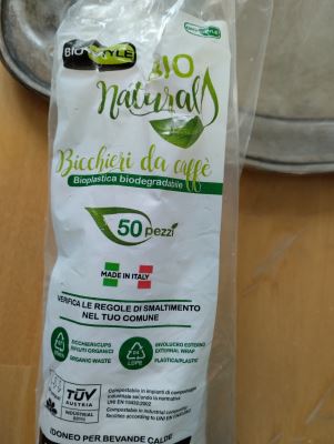 Bicchieri da caffè  bio natura