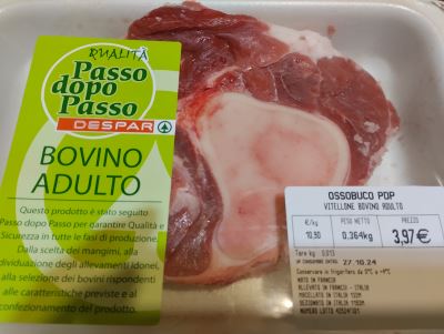 Ossobuco Passo dopo passo bovino Adulto