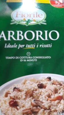 Arborio ideale per tutti i risotti