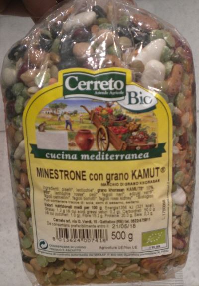 Minestrone con grano Kamut