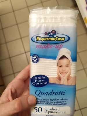 Quadrotti in puro cotone