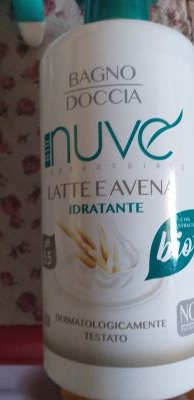 Bagno doccia latte e avena idratante 