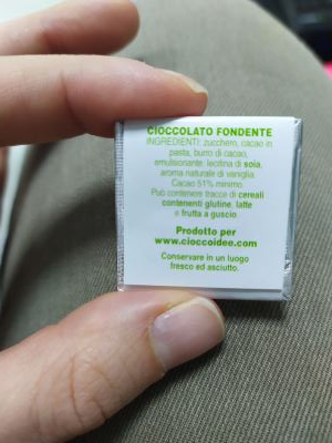 Cioccolatino fondente