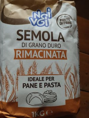 Semola di grano rimacinata ideale per pane e pasta