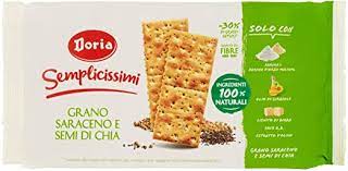 Crackers Semplicissimi Grano Saraceno e Semi di Chia