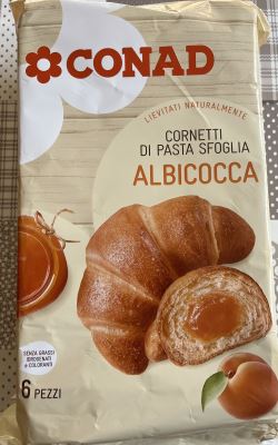 Cornetti di pasta sfoglia Albicocca 