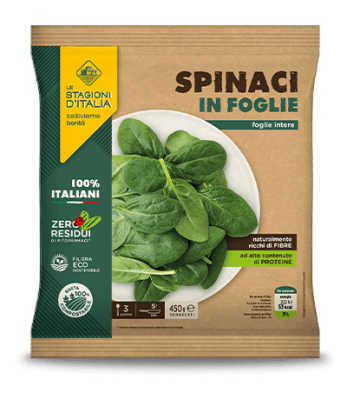 Spinaci in foglia