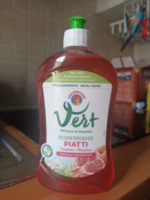 Vert Ecodetergente piatti Pompelmo e melograno