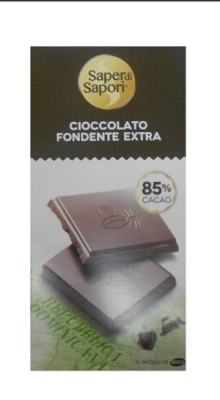 Cioccolata fondente extra 85%