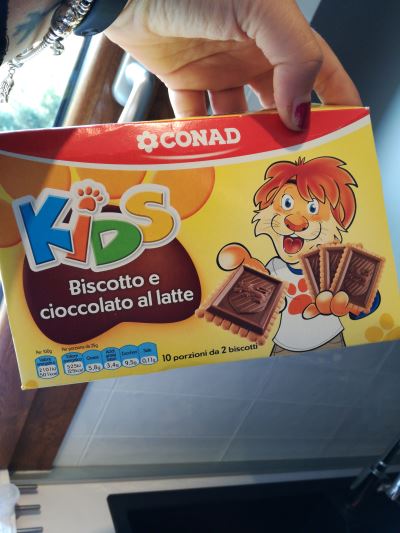 Kids biscotto cioccolato al latte