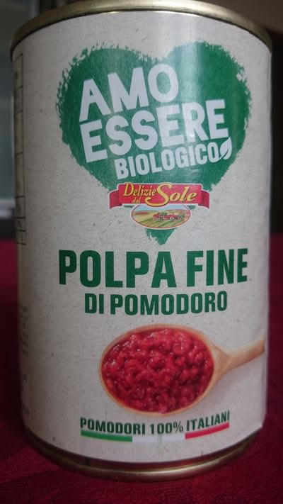 Polpa fine di pomodoro Amo Essere Biologico 