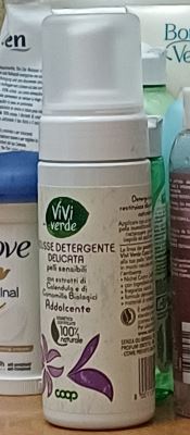 Mousse detergente delicata 