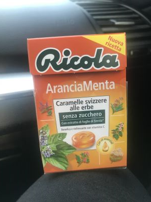 Caramelle svizzere arancia e menta