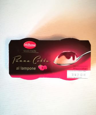 Panna cotta al lampone