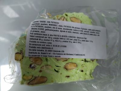 Torrone Morbido al Pistacchio