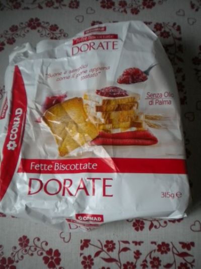 Fette biscottate dorate