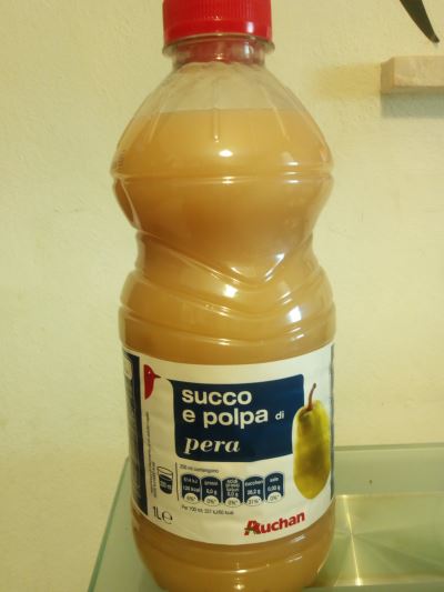 Succo e  polpa di pera