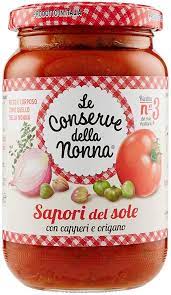 Sugo al pomodoro capperi e origano