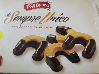 Da sempre unico - biscotti con copertura al cacao 