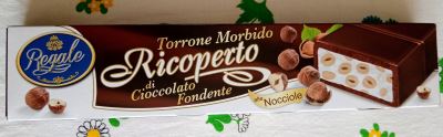 Torrone Morbido ricoperto di Cioccolato Fondente 