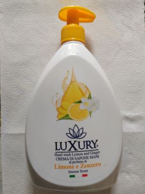 CREMA DI SAPONE MANI limone e zenzero 