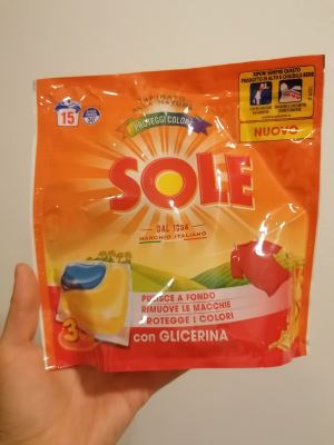 Sole con glicerina Detersivo lavatrice