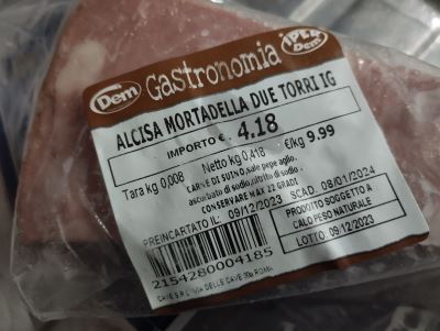 Mortadella al pistacchio 