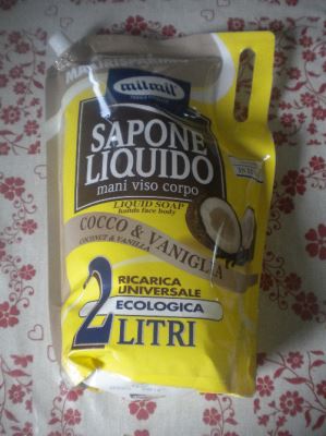 Sapone liquido cocco e vaniglia