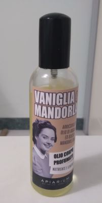 Olio corpo vaniglia e mandorla