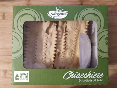 Chiacchiere- cottura  al forno