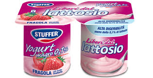 Yogurt alla fragola senza lattosio 