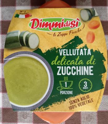 Vellutata delicata di zucchine Dimmi di Sì 