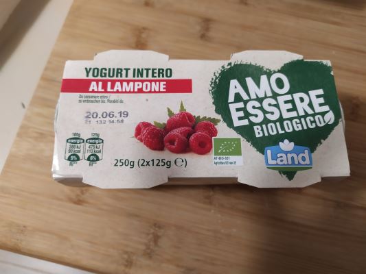 Yogurt intero al Lampone