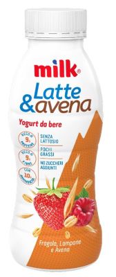 Latte & Avena con fragola yogurt da bere