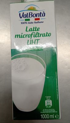 Latte microfiltrato UHT Valbontà