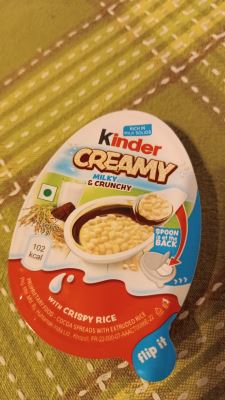 Creamy milk & crunchy