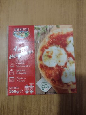 4 pizzette margherita