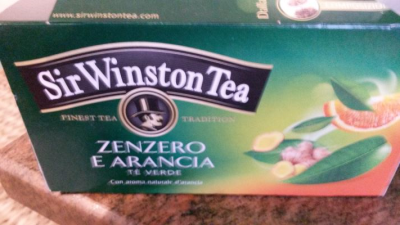 tè allo zenzero arancia e aroma tè verde