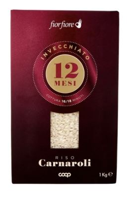 Riso carnaroli invecchiato 12 mesi fior fiore