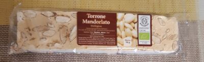 Torrone mandorlato biologico